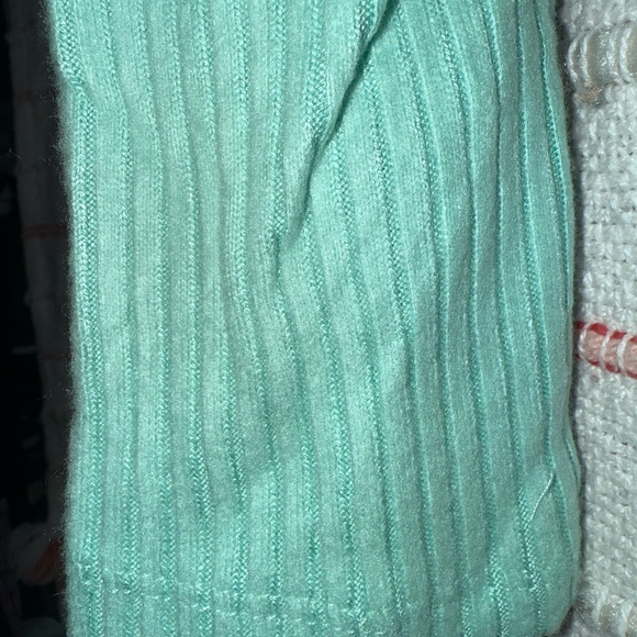 Urban Outfitters Mint Green Ribbed Blouse - Size Large - Picture 4 of 7
